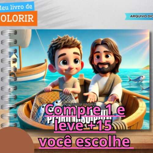 Arquivo Digital Livro de Colorir Pedro Discípulo #6571