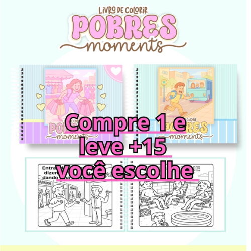 Arquivo Digital Livro de Colorir Pobres Momests #7093