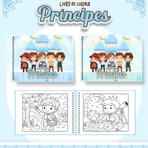 Arquivo Digital Livro de Colorir Principies #7129