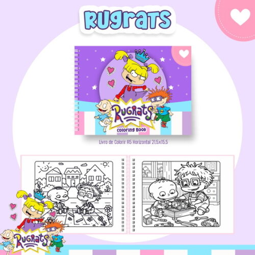 Arquivo Digital Livro de Colorir Rugrats #6637