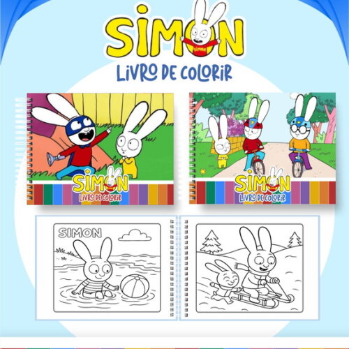 Arquivo Digital Livro de Colorir Simon #6998