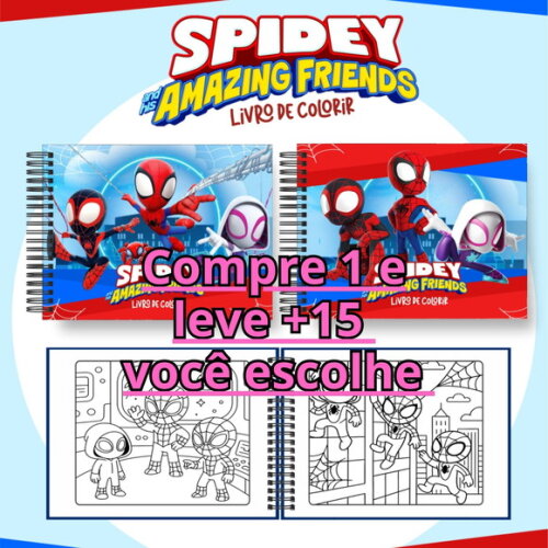 Arquivo Digital Livro de Colorir Spidey e Amigos #6971