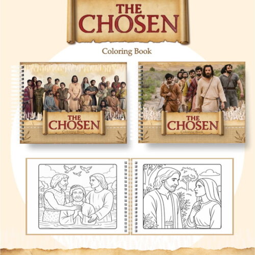 Arquivo Digital Livro de Colorir The Chosen #7007