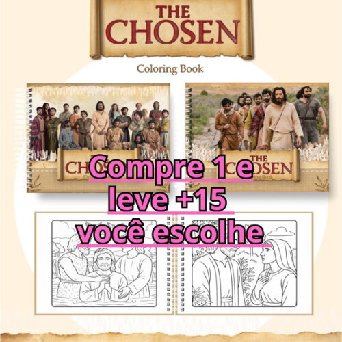 Arquivo Digital Livro de Colorir The Chosen #7007