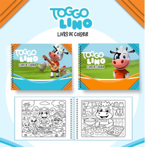 Arquivo Digital Livro de Colorir Toggo Lino #7092