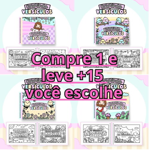 Arquivo Digital Livro de Colorir Versículos #6562