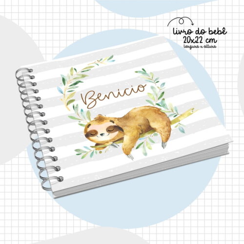 Arquivo Digital Livro do Bebê Bicho Preguiça #2910