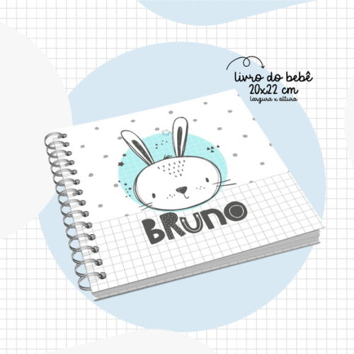 Arquivo Digital Livro do Bebê Coelho Escandinavo #2904