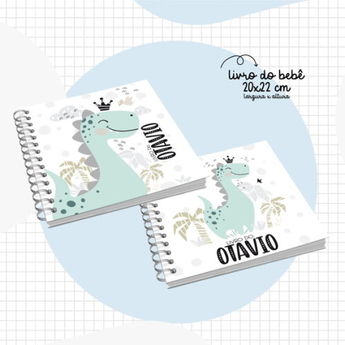 Arquivo Digital Livro do Bebê Dino Boy #2903