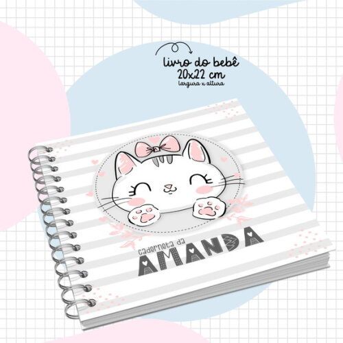 Arquivo Digital Livro do Bebê Gatinha #2893