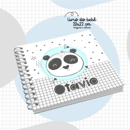 Arquivo Digital Livro do Bebê Panda Escandinavo #2880