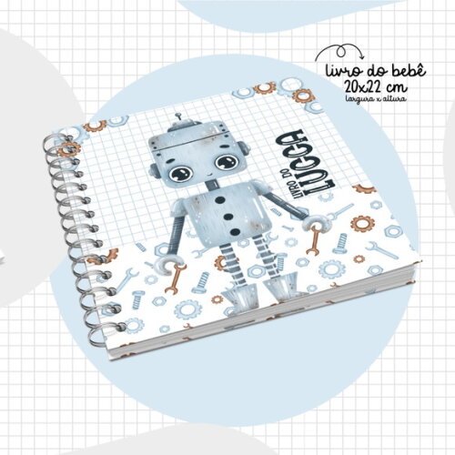 Arquivo Digital Livro do Bebê Robô Menino #2875