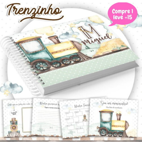 Arquivo Digital Livro do Bebê Trenzinho #334