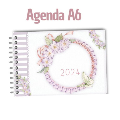 Arquivo Digital Mini Agenda A6 - 2024 #2291