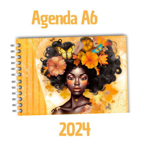 Arquivo Digital Mini Agenda A6 - 2024 #2293