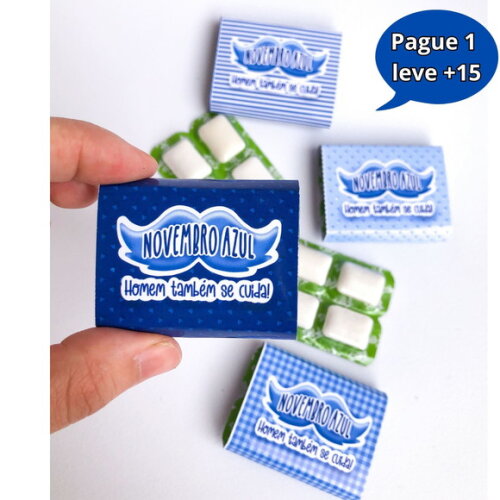 Arquivo Digital Novembro Azul Capinha Chiclete #3261