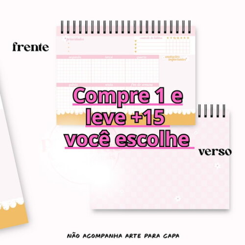 Arquivo Digital Organizador Semanal - A5 #6851