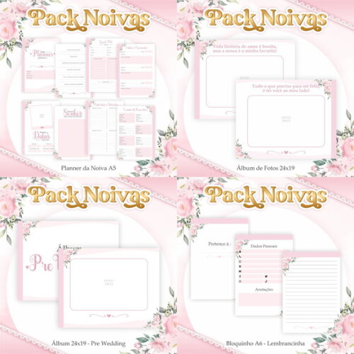 Arquivo Digital Planner da Noiva #4617