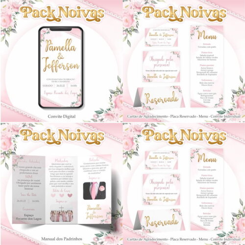 Arquivo Digital Planner da Noiva #4617