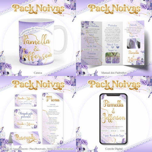 Arquivo Digital Planner da Noiva #4618