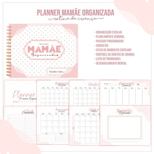 Arquivo Digital Planner Dia das Mães #3956
