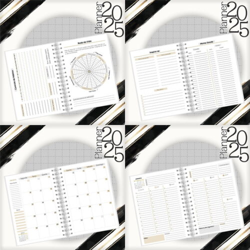 Arquivo Digital Planner Masculino 2025 #6040