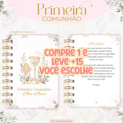Arquivo Digital Primeira Comunhão Menina #7449