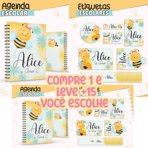 Arquivo Digital Volta as Aulas Abelhinha #7612