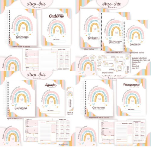Arquivo Digital Volta Ás Aulas Arco Iris Teen #6027