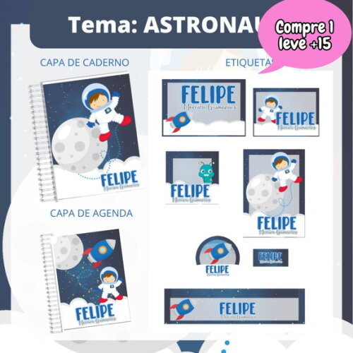 Arquivo Digital Volta às Aulas Astronauta #3640