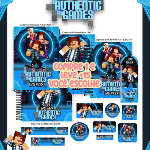 Arquivo Digital Volta as Aulas Authentic Games 2026 #7636