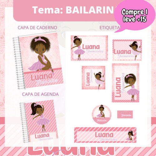 Arquivo Digital Volta às Aulas Bailarina #3641
