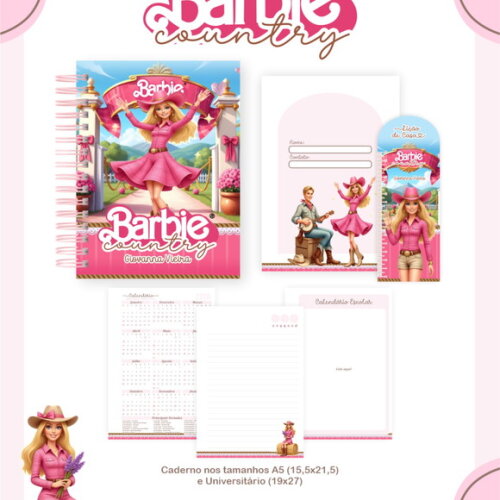 Arquivo Digital Volta Ás Aulas Barbie Country 2026 #7532