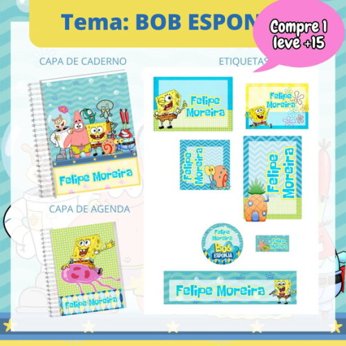 Arquivo Digital Volta às Aulas Bob Esponja #3644