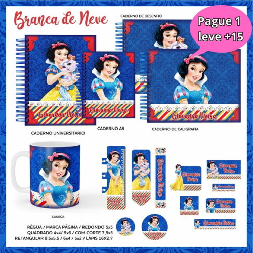 Arquivo Digital Volta Ás Aulas Branca de Neve #3615
