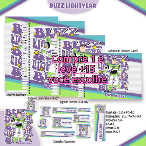 Arquivo Digital Volta Ás Aulas Buzz Lightyeare #4651