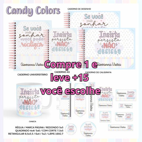 Arquivo Digital Volta Ás Aulas Candy Color #3619