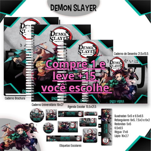 Arquivo Digital Volta Ás Aulas Demon Slayaer 2025 #6263