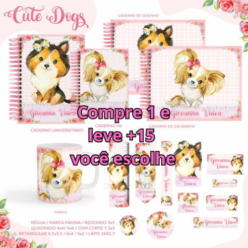 Arquivo Digital Volta Ás Aulas Cute Dog #5557