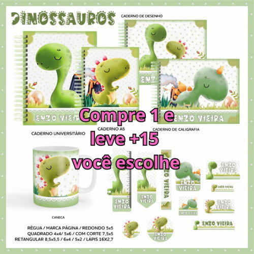 Arquivo Digital Volta Ás Aulas Dinossauro #5555