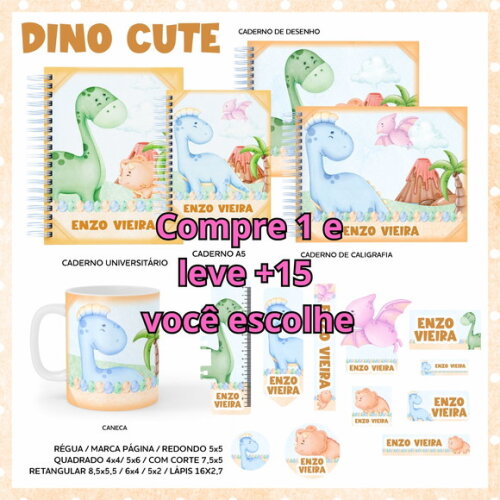 Arquivo Digital Volta Ás Aulas Dino Cute #5520
