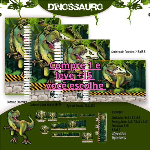 Arquivo Digital Volta Ás Aulas Dinossauro #6020