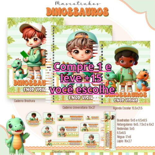 Arquivo Digital Volta Ás Aulas Dinossauros #5319