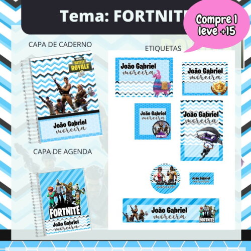 Arquivo Digital Volta às Aulas Fortinite #3654