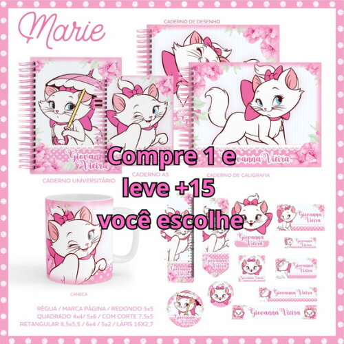 Arquivo Digital Volta Ás Aulas Gatinha Marie #5551
