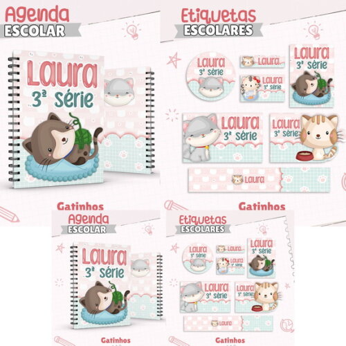 Arquivo Digital Volta Ás Aulas Gatinhos #6001