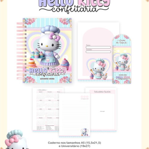 Arquivo Digital Volta Ás Aulas Hello Kitty 2026 #7523