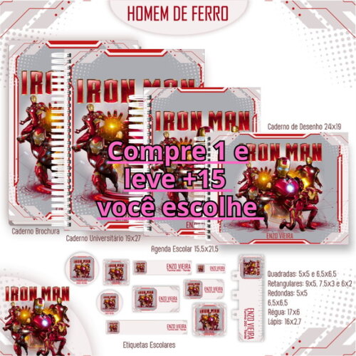 Arquivo Digital Volta Ás Aulas Homem de Ferro #5150