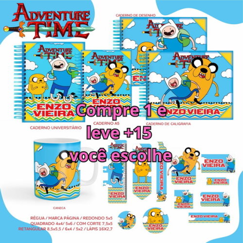 Arquivo Digital Volta Ás Aulas Hora de Aventura #5514
