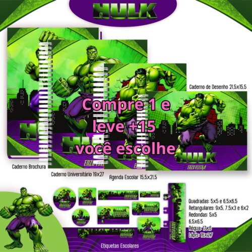 Arquivo Digital Volta Ás Aulas Hulk #5433